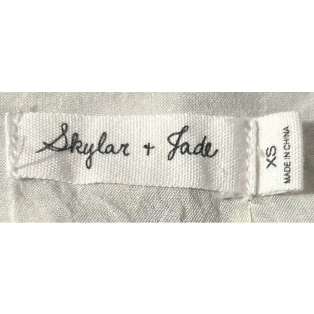 Skylar + Jade Junior's Sleeveless Flowy Summer‎ Dress Blue Yellow White Size XS